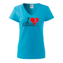 I love running dievča