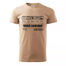 Čiarový kód - Vodič kamiónu