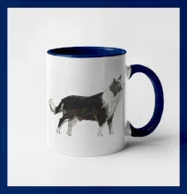 Border kólia kreslená