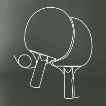 Rakety na stolný tenis jedným ťahom Rakety na stolný tenis jedným ťahom