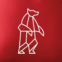 Geometria ľadový medveď stojaci Geometria ľadový medveď stojaci