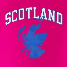 Scotland nápis s mapou