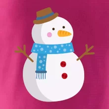 Snehuliak so šálom