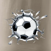 Futbalová lopta v triku