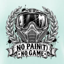 No Paint, No Game – motív s maskou