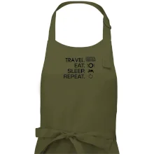 Eat sleep travel - Van