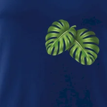 Monstera listy na prsu