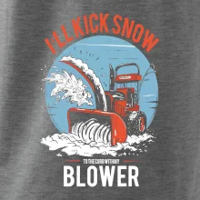 Kick snow blower Kick snow blower