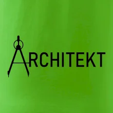 Architekt nápis