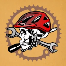 Lebka biker opravár