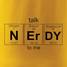 Talk nerdy - periodická tabuľka