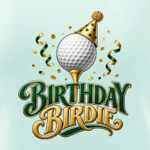 Narozeninové birdie s golfovým míčkem