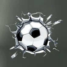 Futbalová lopta v triku Futbalová lopta v triku