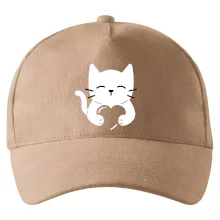 Mačka drží srdce Mačka drží srdce