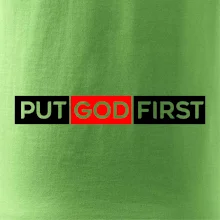Put God first obdĺžnik