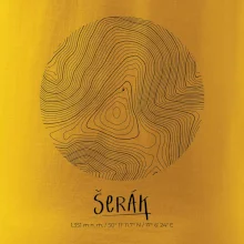 Šerák - vrstevnice v kruhu