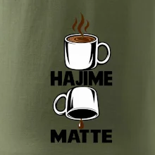 Hajime matte káva judo