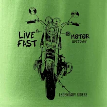 Motorka kresba live fast