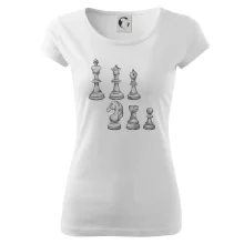 Šachové figúrky kreslené