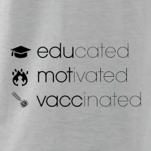Educated motivated vaccinated Educated motivated vaccinated