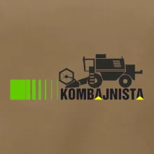 Kombajnista zelená a žltá