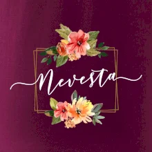 Nevesta štvorec oranžový