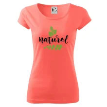 Natural - nápis v listoch