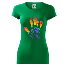 LGBT hand print