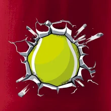 Tenisová loptička v triku Tenisová loptička v triku