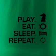 Eat sleep play - šach Eat sleep play - šach