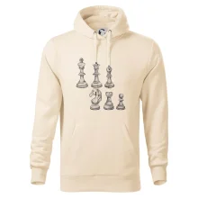 Šachové figúrky kreslené