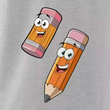 Parové tričko - Ceruzka a guma