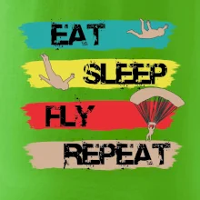 Eat Sleep Fly Repeat Paragliding Eat Sleep Fly Repeat Paragliding
