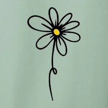 Kopretina - dole na výšku