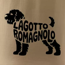 Lagotto romagnolo nápis v tele