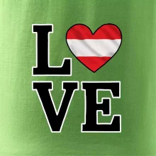 Love Rakúska vlajka