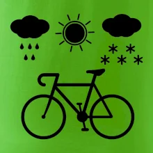 Cyklista za každého počasia