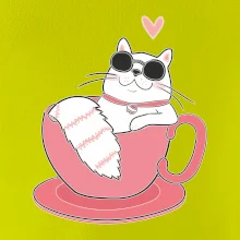 Hustá mačka v hrnčeku Hustá mačka v hrnčeku