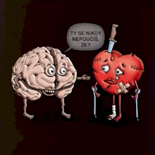 Mozog a srdce - poučenie (Hana-creative)
