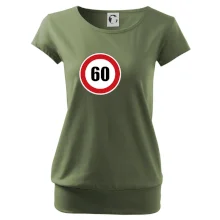 Dopravná značka - obmedzenie rýchlosti 60