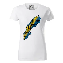 Mapy - názvy miest - Švédsko