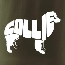 Border kólia písmo v tele