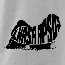 Lhasa Apso nápis v tele Lhasa Apso nápis v tele