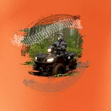 ATV štvorkolka v lese