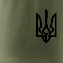 Ukrajina trojzubec prsník Ukrajina trojzubec prsník