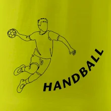 Handball nápis šikmo