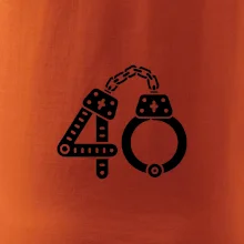 Narodeninové tričko pre policajta - putá 40