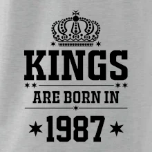 Kings are born in 1987