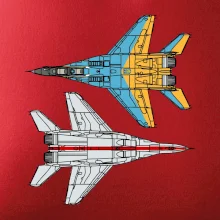 Mig 29 Fulcrum zo spoda a zo shora