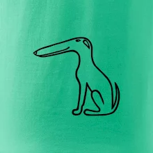 Barzoj obrys čierny Barzoj obrys čierny